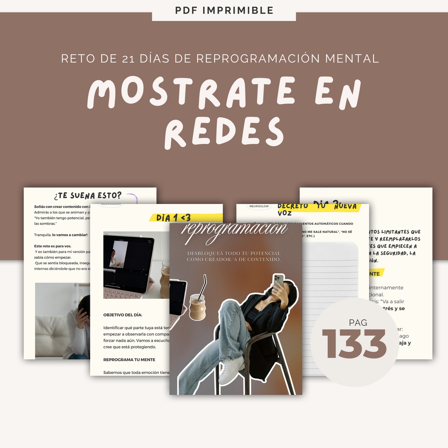 Reto 21 días para mostrarte sin miedo en redes